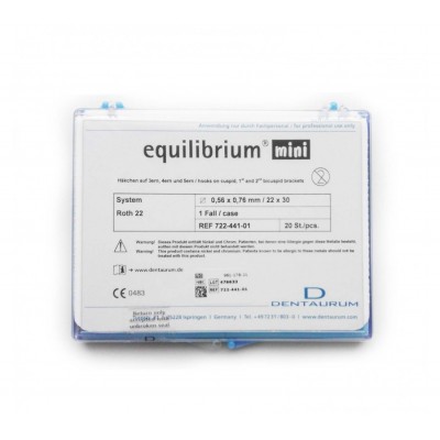 Брекети маталеві Equilibrium (mini )