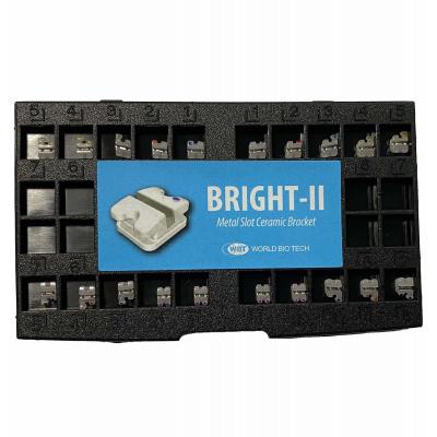Брекети керамічні з металевим пазом Bright II 