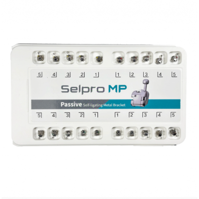 Брекети металеві самолігуючі Selpro MP (пасивні)