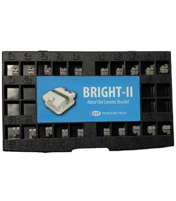 Брекети керамічні з металевим пазом Bright II 